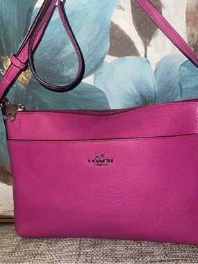 Coach Pink leather Crossbody. NWOT